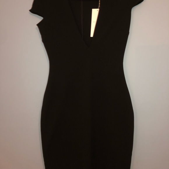 Solace London black short sleeved dress - Picture 5 of 7